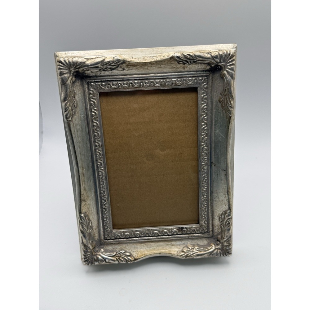 Melannco‎ Ornate Champagne Silver Picture Frame Tabletop 8.5" X 6.5"